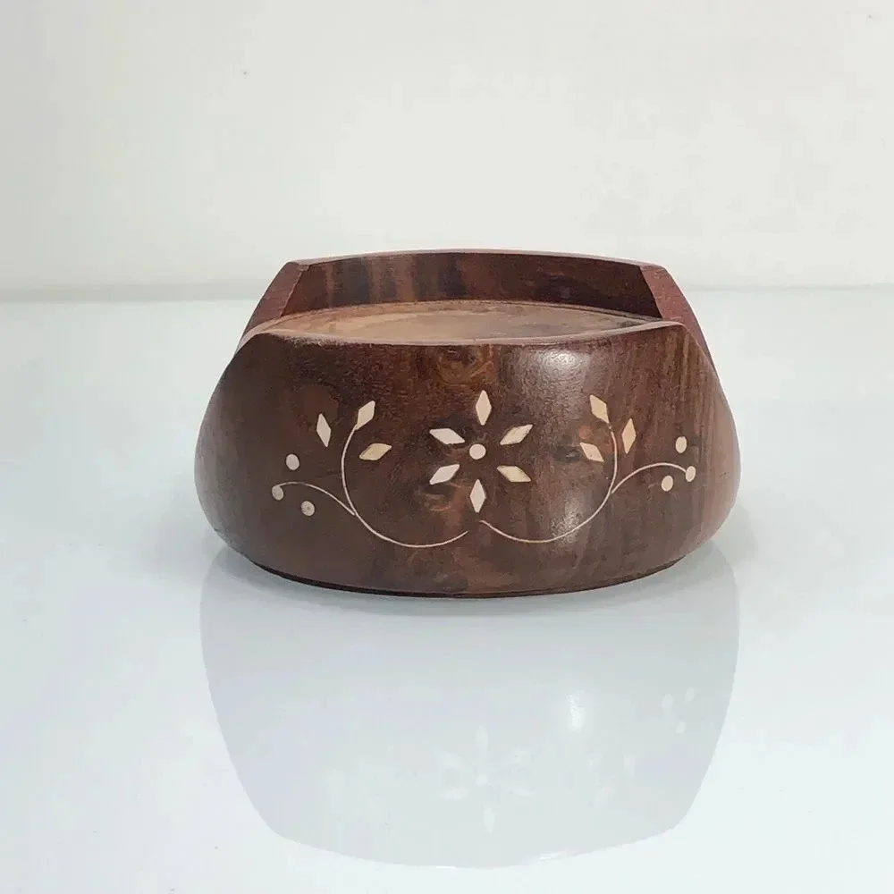 Handmade Set‎ of 5 Wooden Coasters